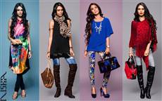 Fashion advertising  campaign for clothing stores Nisha Canada